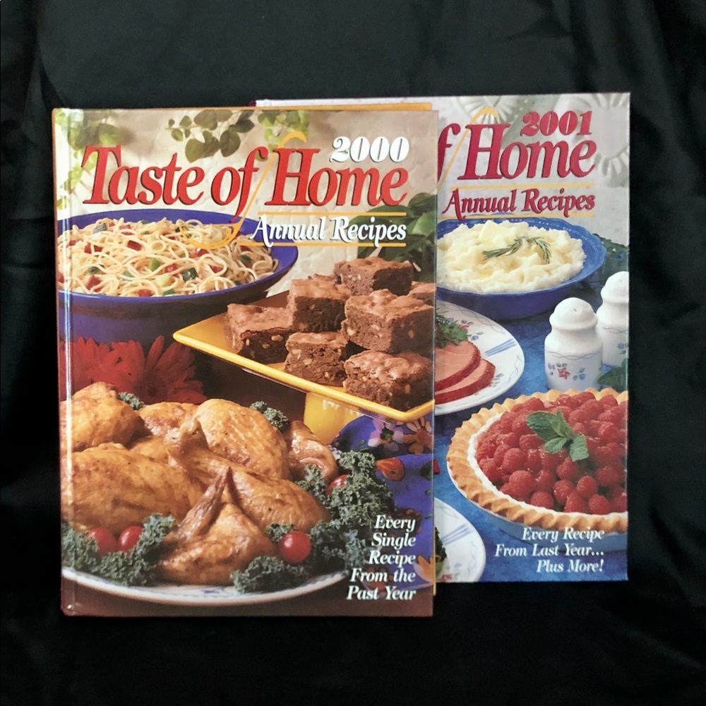 ❌SOLD❌ Taste of Home Annual Recipes Cookbook, 2000 & 2001
